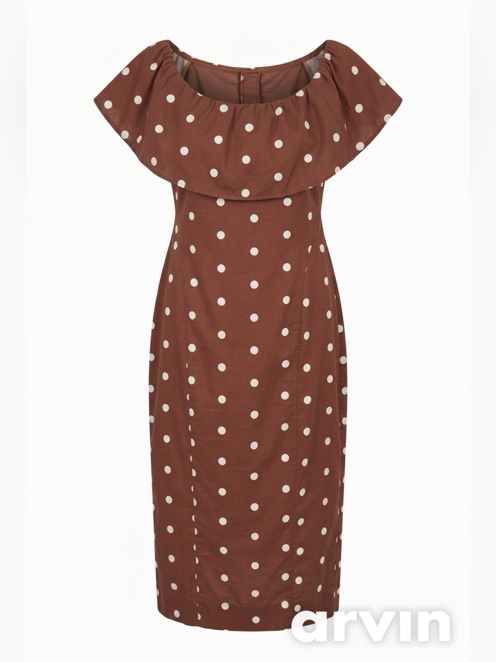 Old Navy The Occasion Polka Dot Off The Shoulder Midi Dress - Size S